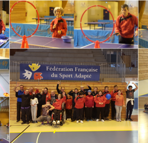 En janvier ,les résidents ont pu participer à une journée Tennis de table avec un club de ping-pong local