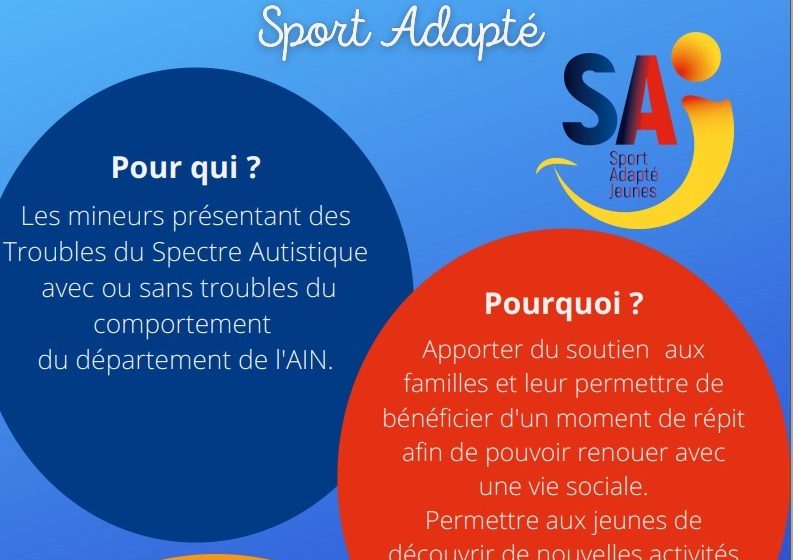 Le comité départemental de sport adapté propose un répit aux aidants des personnes atteintes de troubles du spectre autistiques