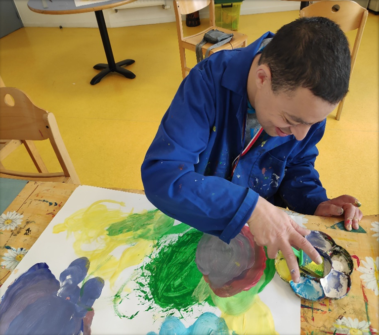 Activité artistique au SAJ